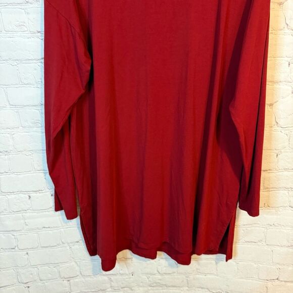 J Jill Luxe Supima High Low Turtleneck Tunic size XL tall - Picture 3 of 7